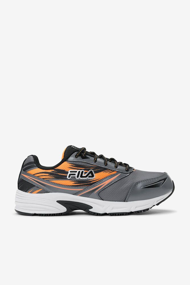 Fila Work Shoes Mens Grey Memory Meira 2 Slip Resistant Composite Toe - Ireland 52486-ZBVF